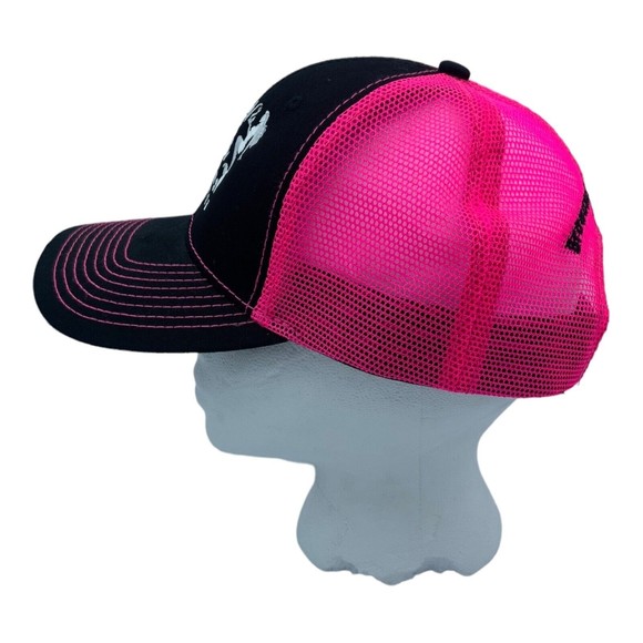 Paramount Apparel Snapback Hat FISH’N CHICKS Charters Key West Florida Pink - Picture 2 of 7